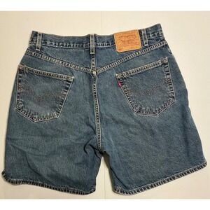 VTG Y2K Baggy Levis 550 Jorts Relaxed Fit Mens 36 (fits 34) 100% Cotton